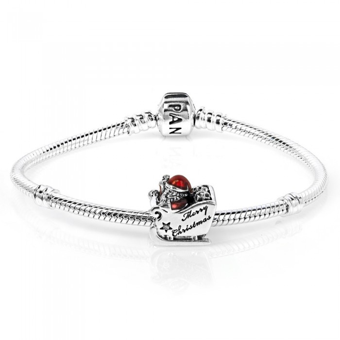 Pandora Bracelet-Sleighing Santa Christmas Complete Jewelry