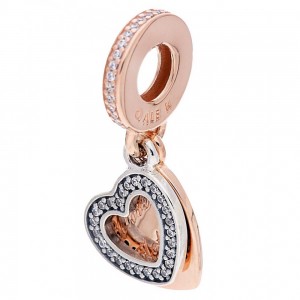 Pandora Charm-Beloved Mother Dropper Family-Rose Gold Jewelry