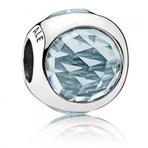 Pandora Charm-Blue Baby Pram Baby-Cubic Zirconia-Silver Jewelry