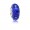Pandora Charm-Dark Blue Effervescence-Murano Glass Clear CZ Jewelry
