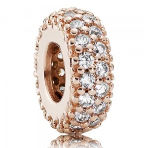 Pandora Charm-Dazzling Daisy Floral-CZ-Rose Gold Jewelry