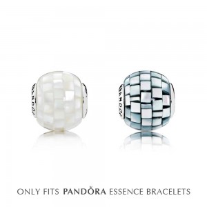 Pandora Charm-Mosaic-Pave CZ-Mother Of Pearl Jewelry