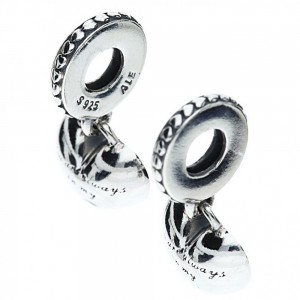 Pandora Charm-Mother And Daughter Hearts Family G Jewelry
