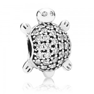 Pandora Charm-Oceanic Turtle Animal-Silver Jewelry