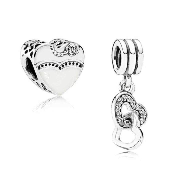 Pandora Charm-Our Special Day Wedding-Pave CZ Jewelry
