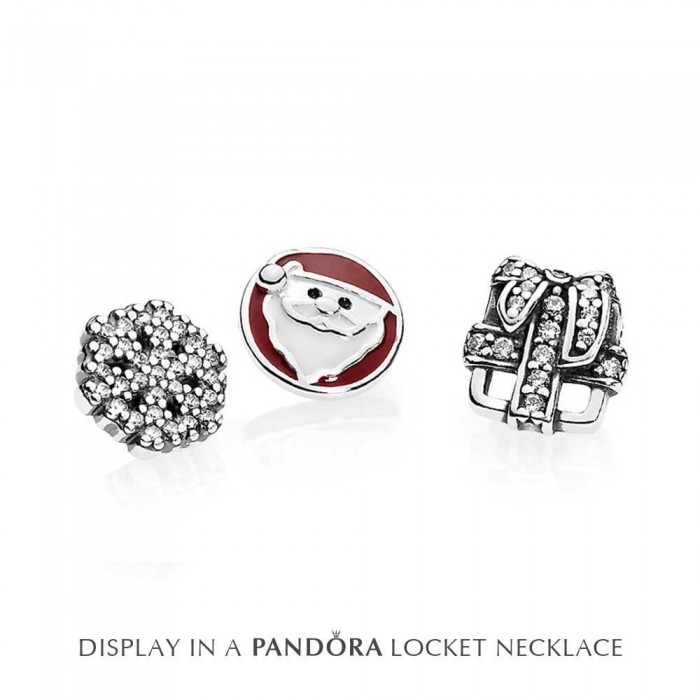 Pandora Charm-Petite Memories Winter Wonders Christmas Locket Jewelry