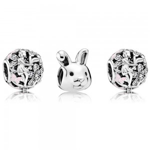 Pandora Charm-Remarkable Rabbit Animal-Cubic Zirconia Jewelry