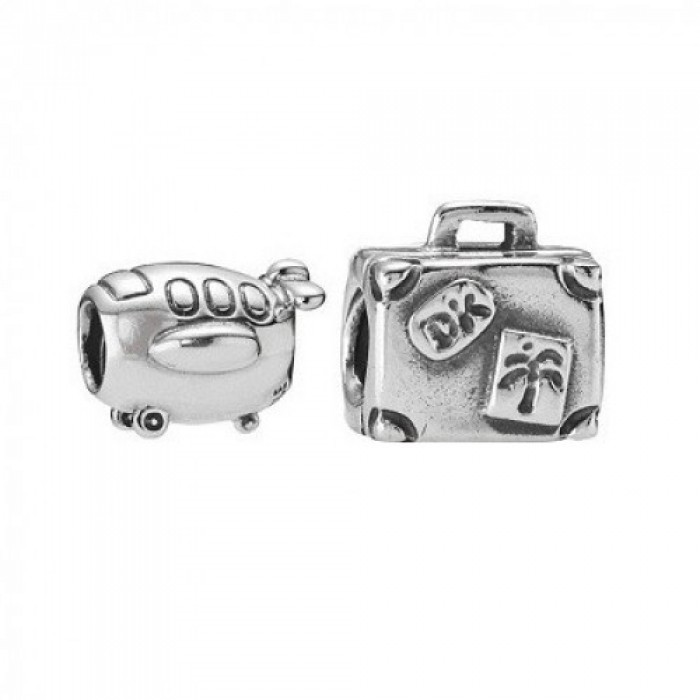 Pandora Charm-Silver Frequent Flyer Travel Jewelry