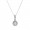 Pandora Necklace-Grandmother Family-Clear CZ-Silver Jewelry