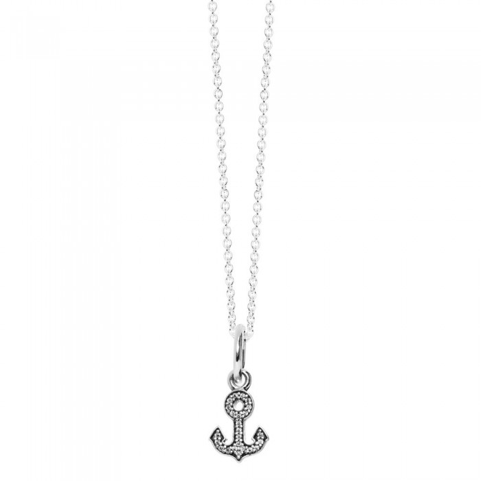Pandora Necklace-Anchor Summer Pendant Jewelry