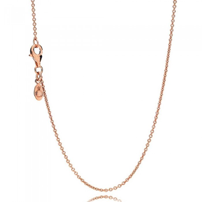 Pandora Necklace-Chain-Rose Gold Jewelry