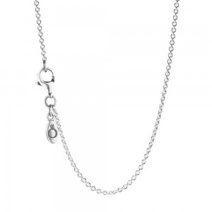 Pandora Necklace-Family Tree Pendant-Clear CZ-Silver Jewelry