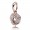 Pandora Necklace-Love Knot Pendant-Rose Gold Jewelry