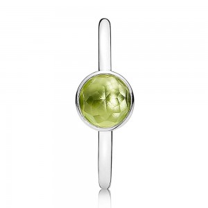 Pandora Ring-August Birthstone Droplet Birthstone-Silver Jewelry