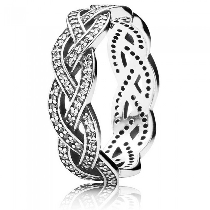 Pandora Ring-Braided Band Jewelry