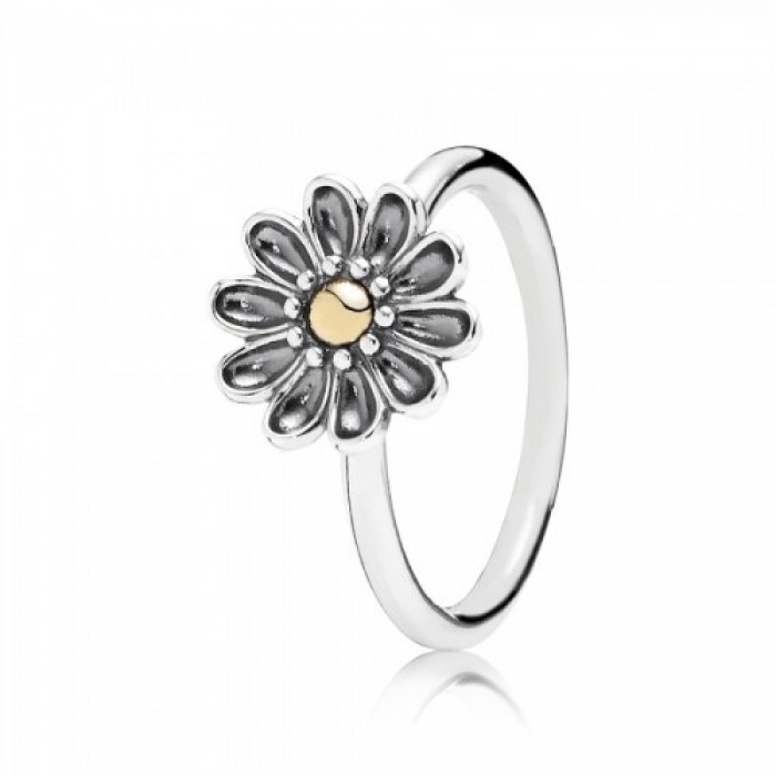 Pandora Ring-Daisy Floral-Gold Jewelry