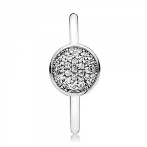 Pandora Ring-Dazzling Droplet-Pave CZ Jewelry