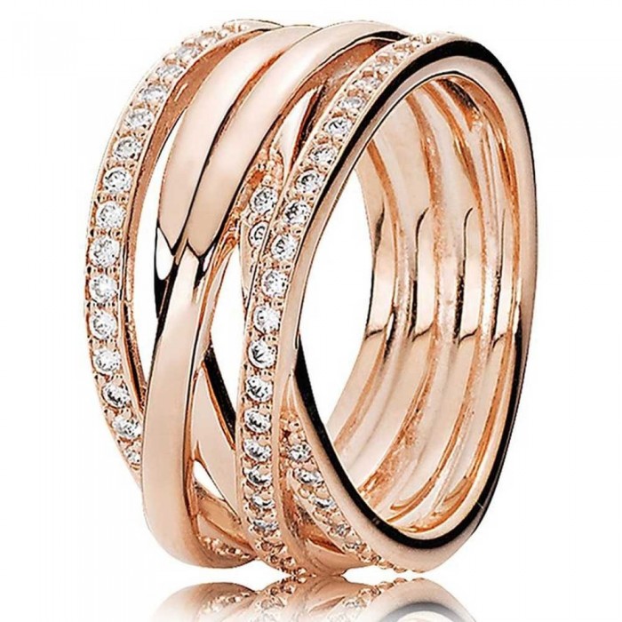 Pandora Ring-Entwined-Rose Jewelry