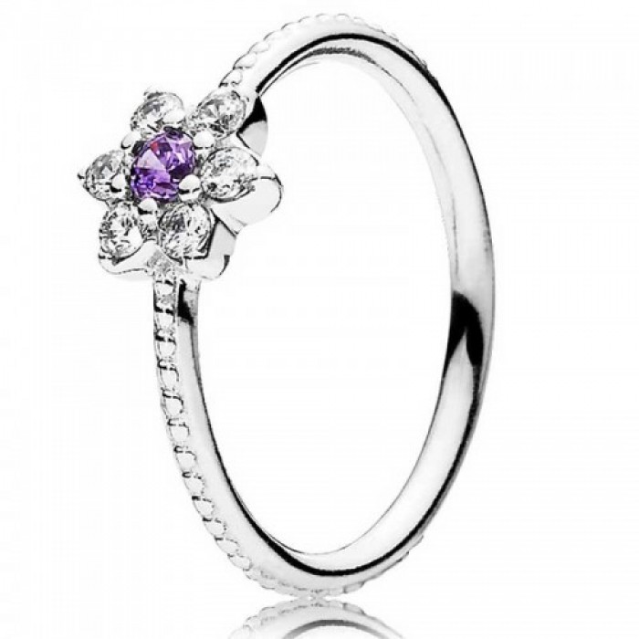Pandora Ring-Forget Me Not Floral Jewelry