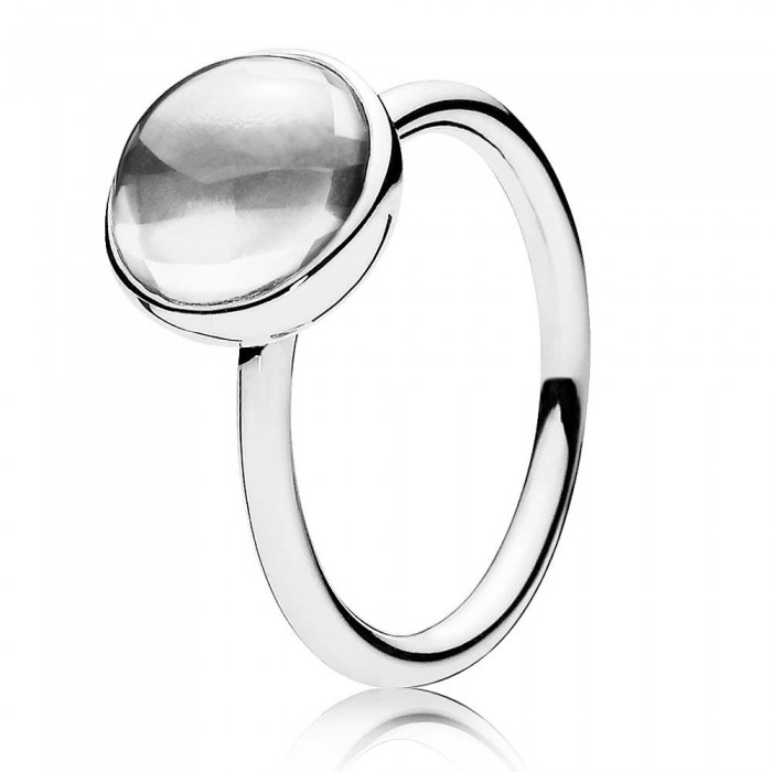 Pandora Ring-Grey Poetic Droplet Jewelry