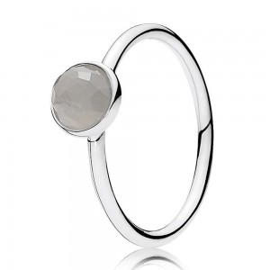 Pandora Ring-June Birthstone Droplet Birthstone Jewelry