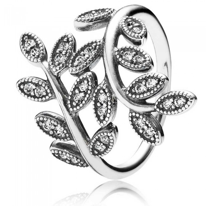 Pandora Ring-Leaf Wrap Nature Jewelry