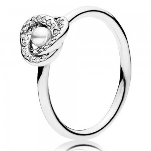 Pandora Ring-Luminous Love Knot Jewelry