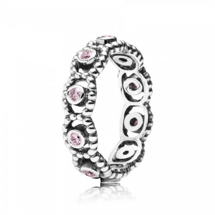 Pandora Ring-Pink Romance Jewelry