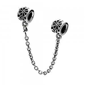 Pandora Safety Chains-Flower-Sterling Silver Jewelry