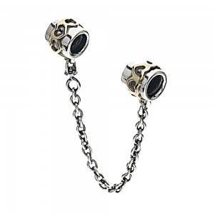 Pandora Safety Chains-Gold Love-Gold Jewelry